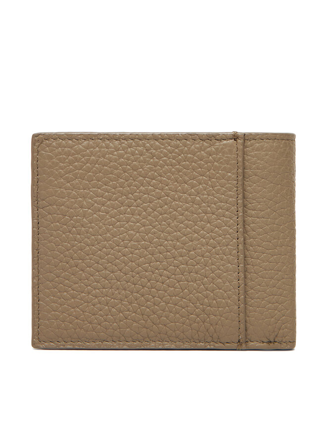 Calvin Klein Pánska peňaženka Calvin Klein Ck Leather Billfold W Zip Coin LV04D1028G Béžová