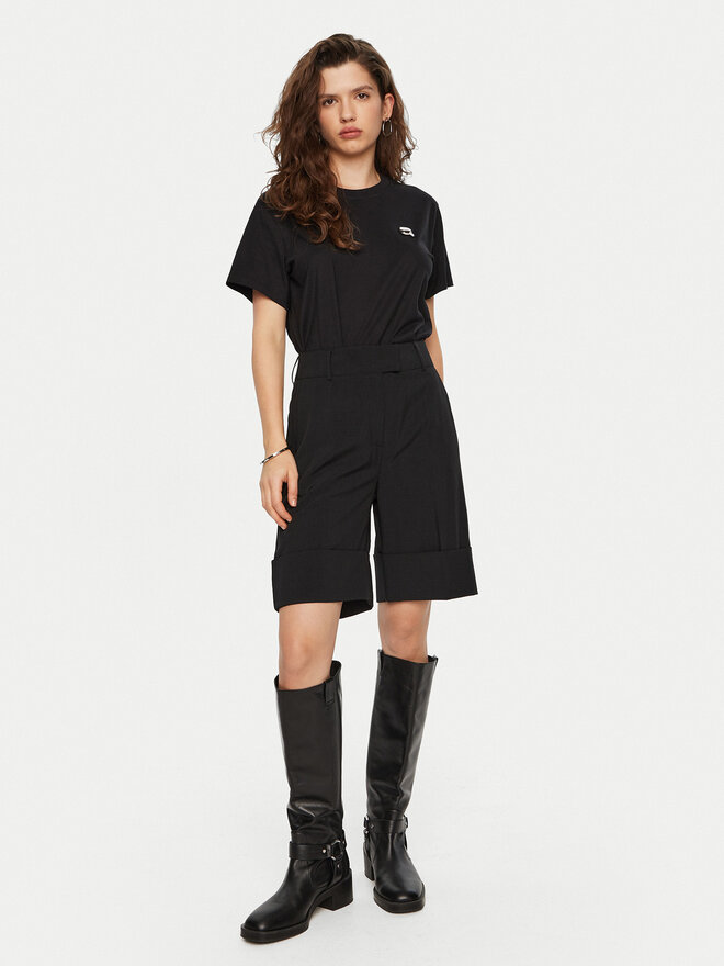 KARL LAGERFELD KARL LAGERFELD Camiseta A1W17025 Negro Relaxed Fit