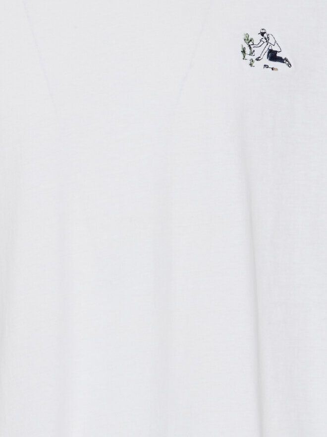 Solid Solid Camiseta Ilias 21108139 Blanco Regular Fit