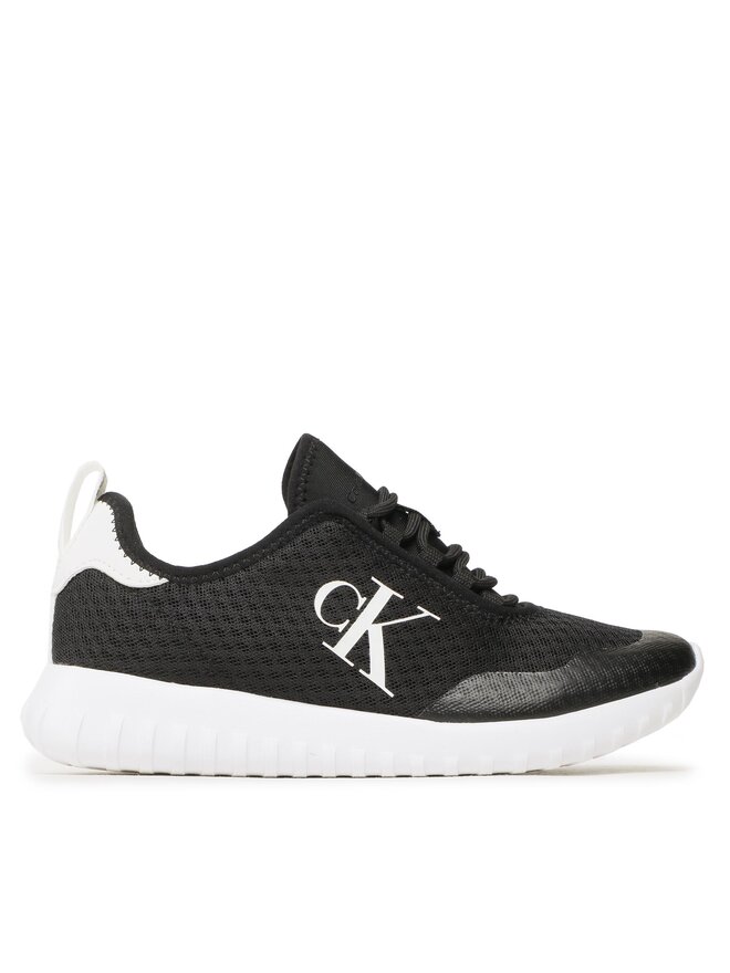 Calvin Klein Jeans Sneakers Calvin Klein Jeans Spor Run Eva Slipon Over Mesh Wn YW0YW00937 Nero