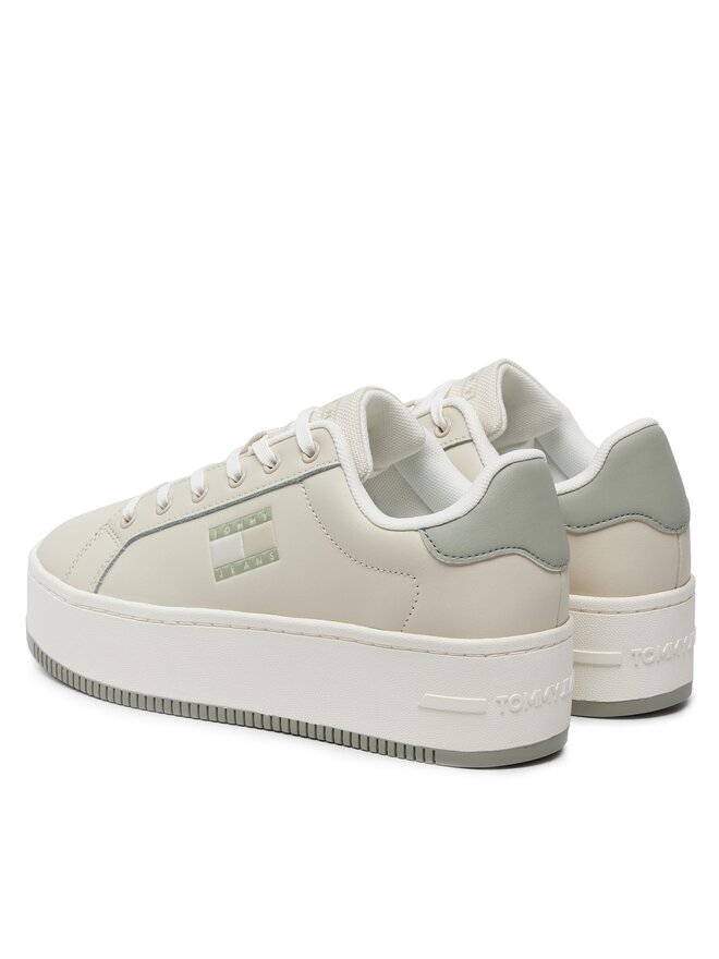 Tommy Jeans Tenisice Tommy Jeans Tjw Flatform Ess EN0EN02518 Écru