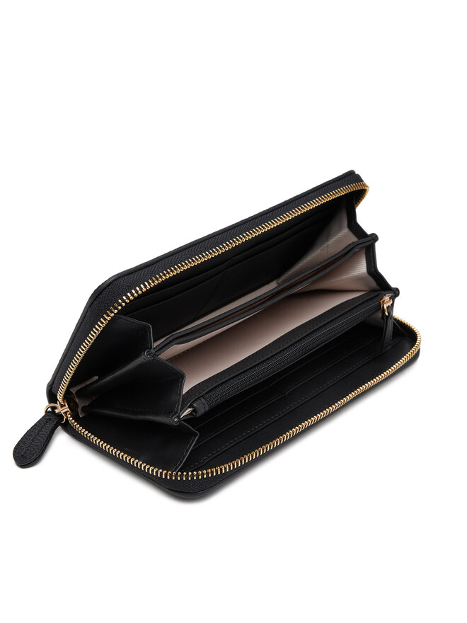 TWINSET Голям дамски портфейл TWINSET 251TD8064 Черен