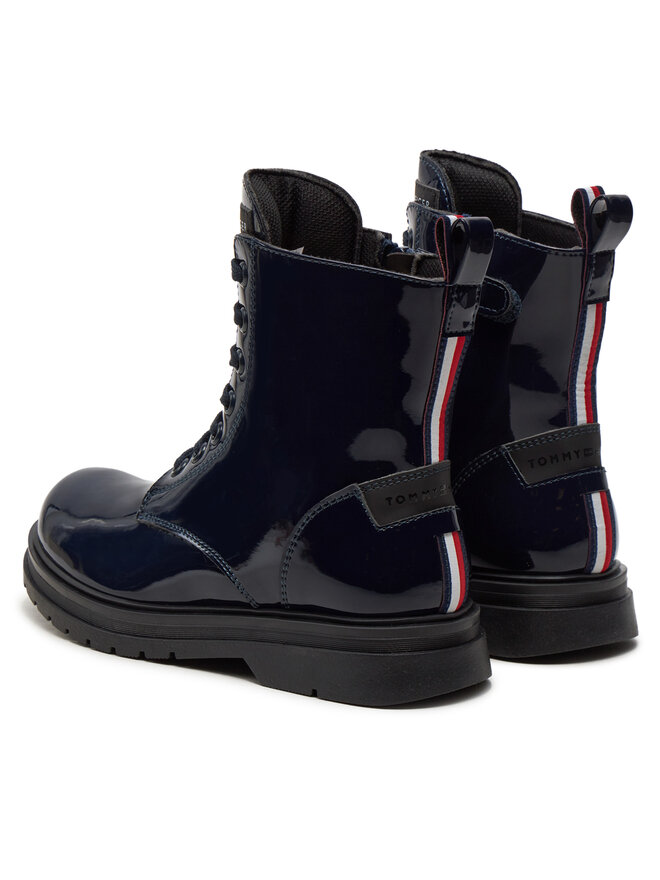 Tommy Hilfiger Bokacsizma Tommy Hilfiger T4A5-33588-0775 M Sötétkék