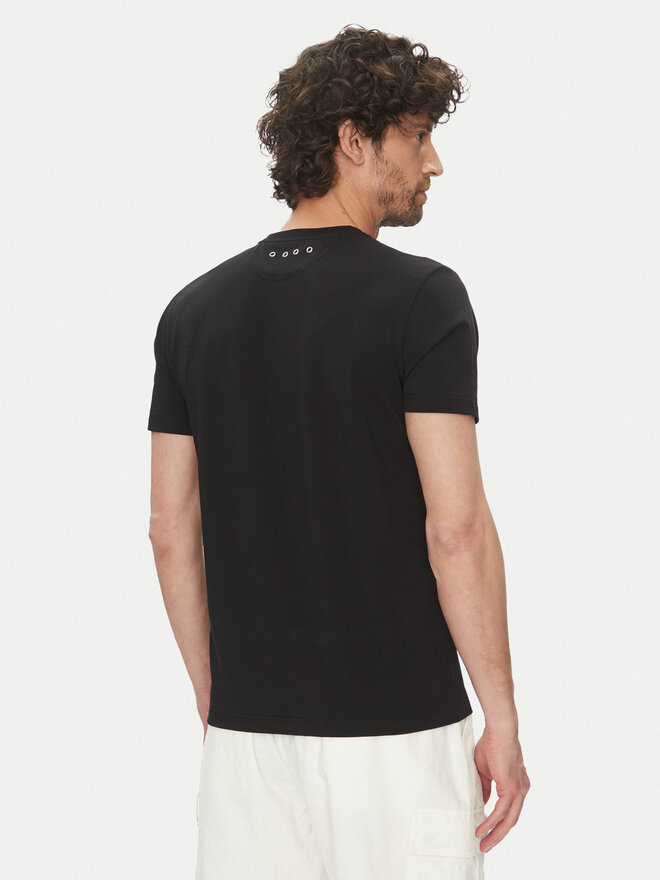 La Martina La Martina T-Shirt Andy MAR311 JS324 Μαύρο Regular Fit