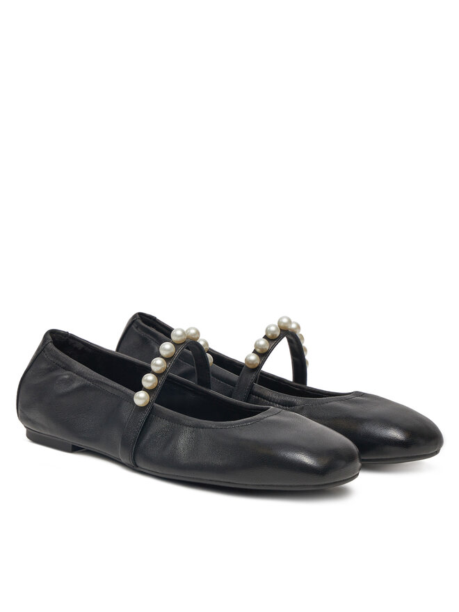 Stuart Weitzman Μπαλαρίνες Stuart Weitzman Goldie Ballet Flat SF896 Μαύρο