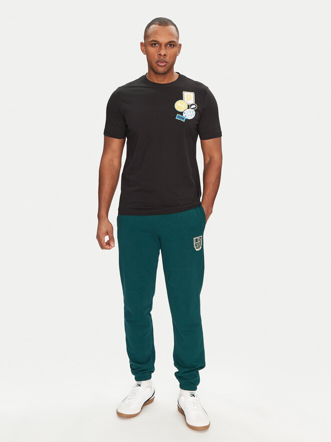 Puma Puma T-Shirt Graphics Icon 684829 Μαύρο Regular Fit