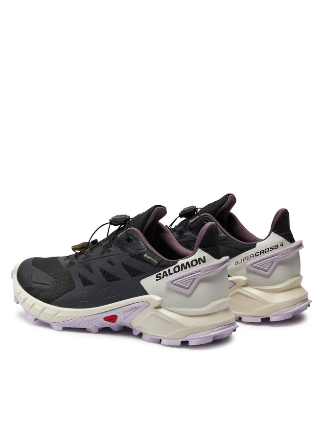 Salomon Buty do biegania Salomon Supercross 4 Gore-Tex L47461800 Czarny