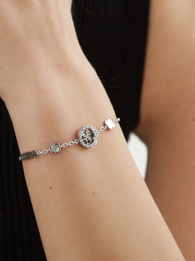 Guess Armband Guess JUBB05 039JW Silberfarben