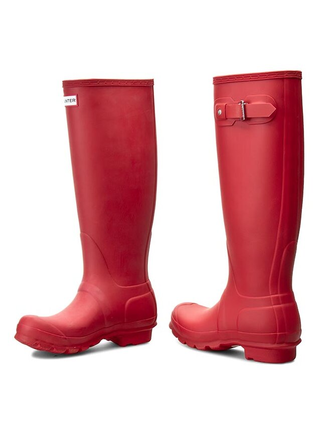 Hunter Holínky Hunter Original Tall W23499 Červená