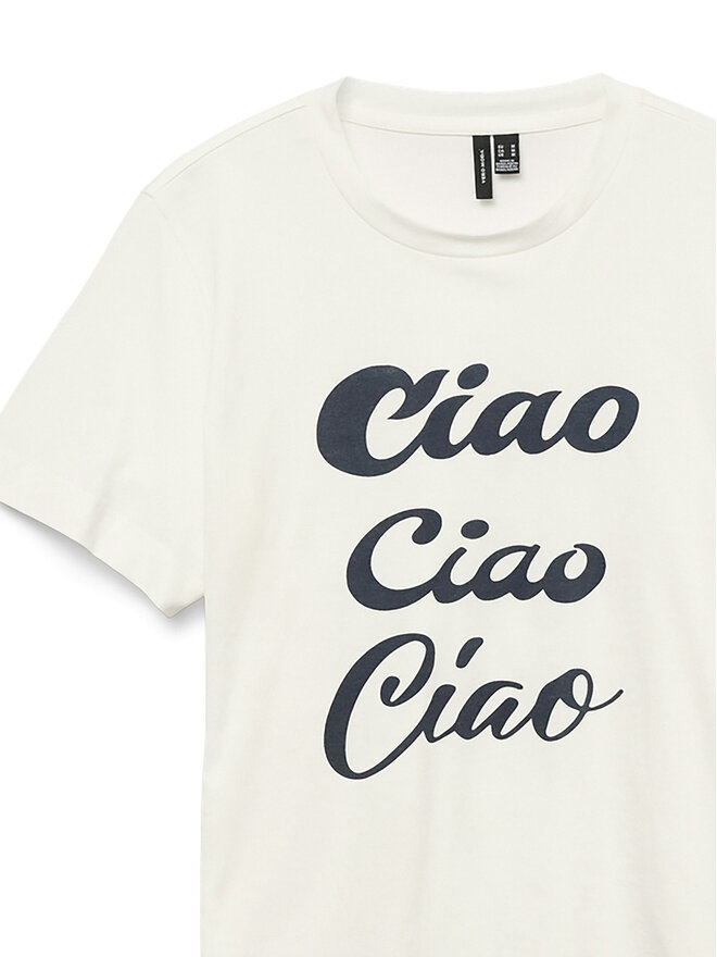 Vero Moda Vero Moda Póló Sonna 10327143 Fehér Regular Fit
