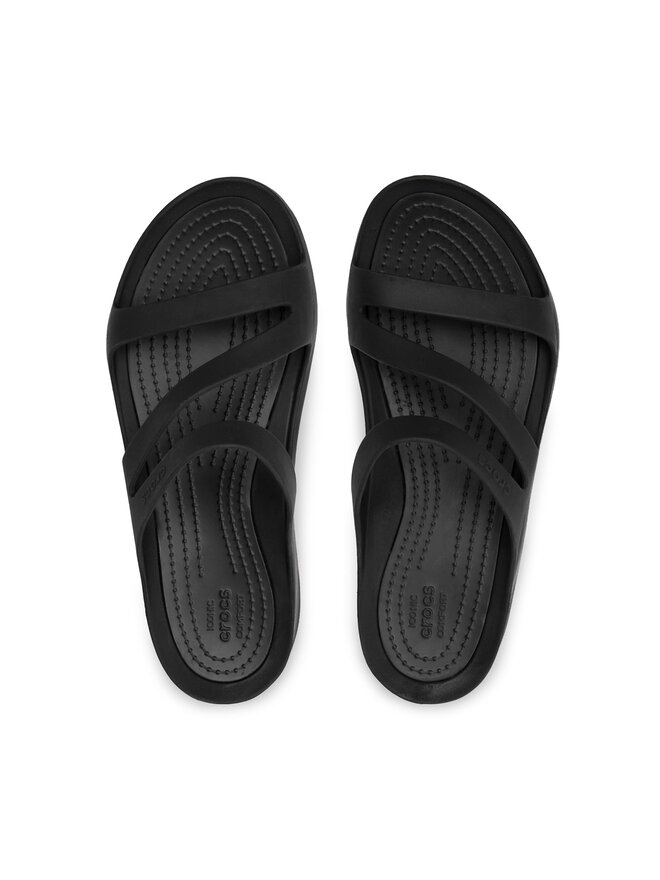 Crocs Papucs Crocs Swiftwater Sandal W 203998 Fekete
