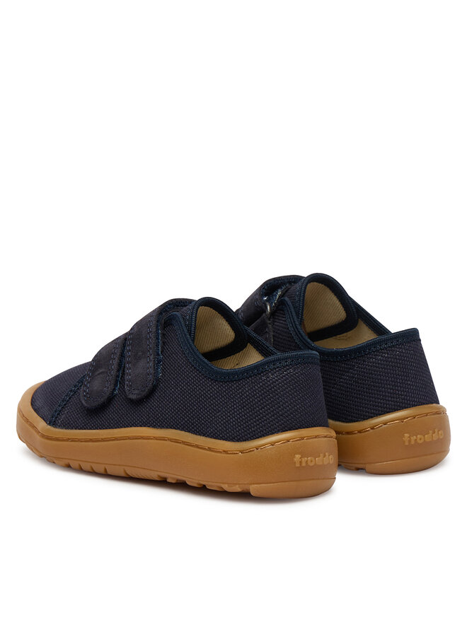Froddo Hausschuhe Froddo Barefoot Canvas G1700440-2 S Dunkelblau