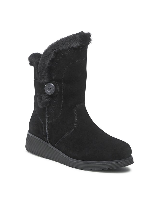 Skechers Боти Skechers Cozy Peak 49811/BLK Черен