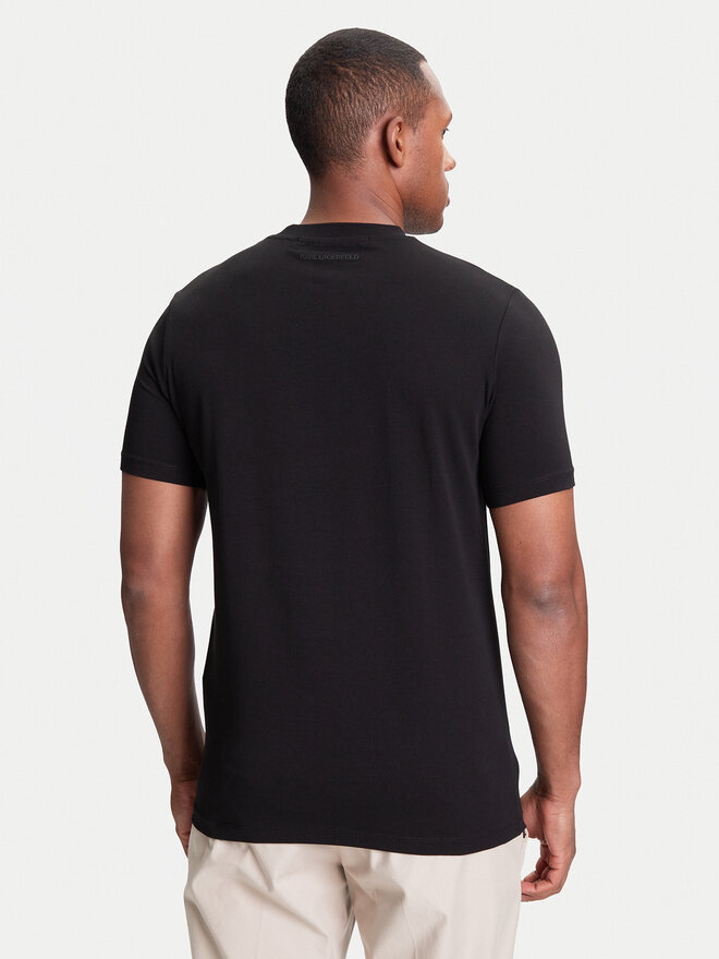 KARL LAGERFELD KARL LAGERFELD Camiseta 755042 553235 Negro Regular Fit