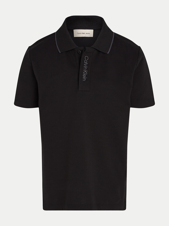 Calvin Klein Jeans Calvin Klein Jeans Poloshirt Embro Logo IB0IB02370 Schwarz Regular Fit