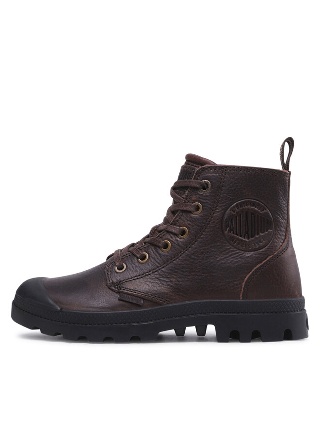Palladium Schnürstiefeletten Palladium Pampa Zip Lth Ess 76888-248-M Braun