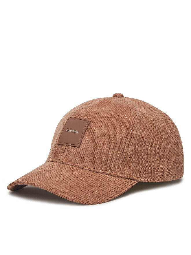 Calvin Klein Czapka z daszkiem Calvin Klein Corduroy K50K512612 Beżowy