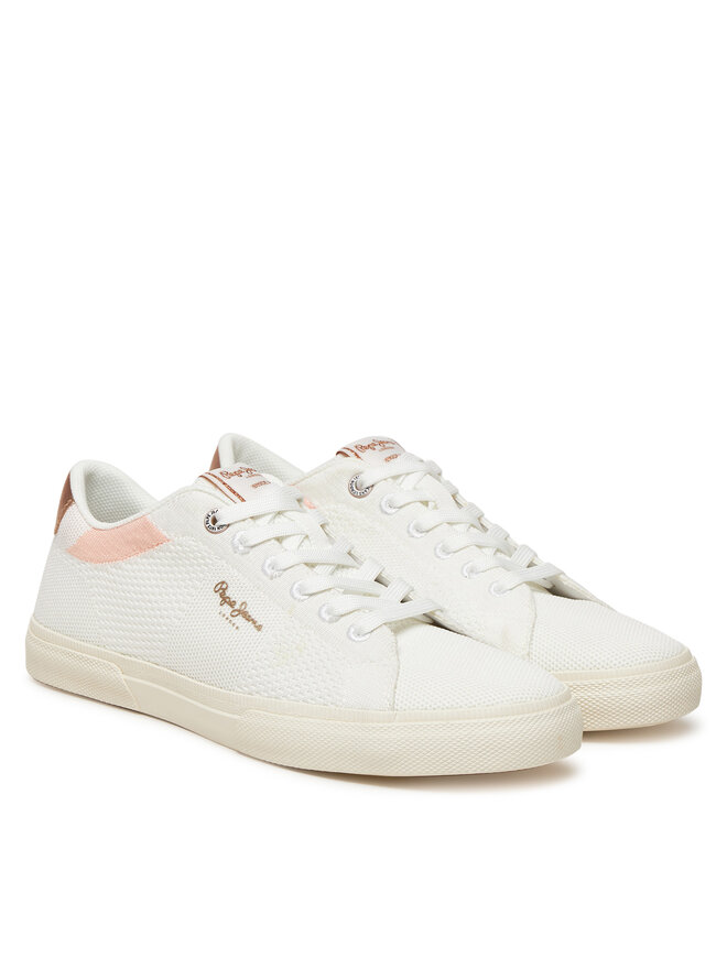 Pepe Jeans Αθλητικά Pepe Jeans Kenton Knit PLS31601 Λευκό
