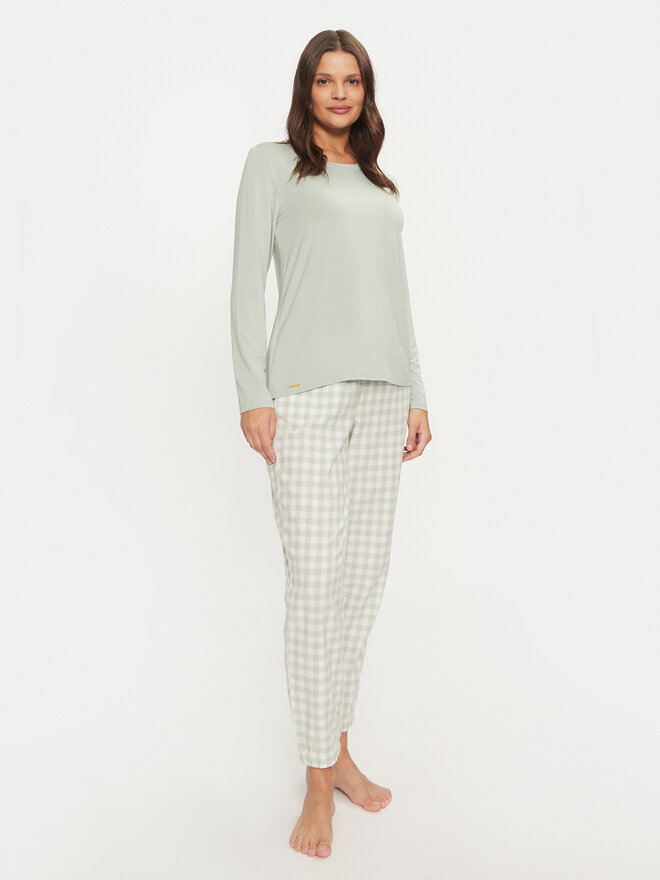 Selmark Selmark Pyjama P9173 Grün Relaxed Fit