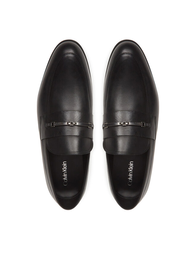 Calvin Klein Półbuty Calvin Klein Almond Moccasin W/ Bit HM0HM01884 Czarny