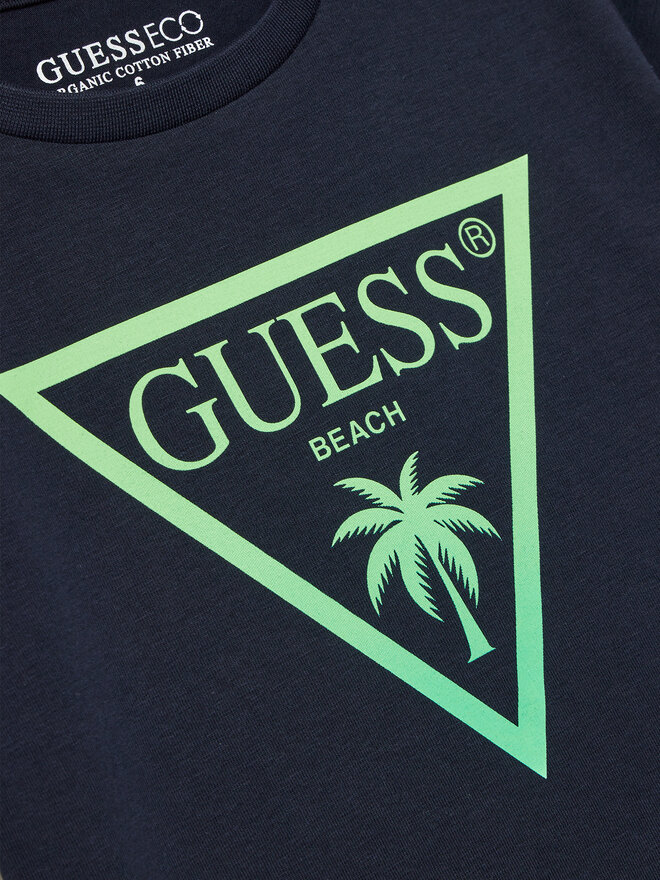 Guess Guess Póló L4GI33 J1311 Sötétkék Regular Fit