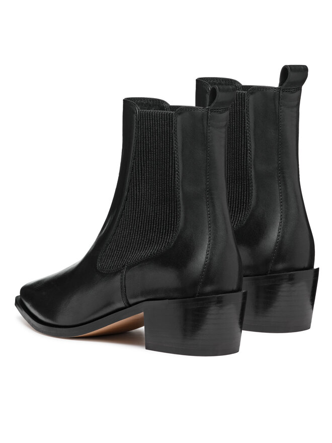 Geox Botine Geox D Texica D46MYA 043NH C9999 Negru
