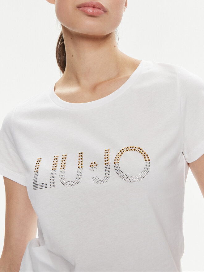 Liu Jo Liu Jo Camiseta Ecs T-Shirt Basica M VA4216 JS923 Blanco Regular Fit