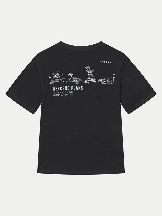 NAME IT NAME IT Camiseta Bocalle 13241851 Negro Regular Fit