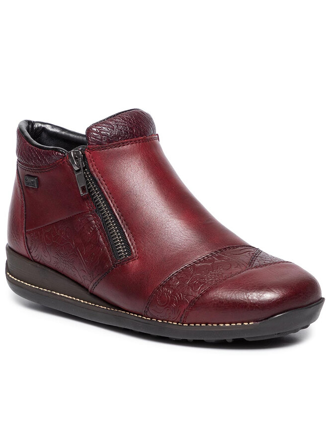 Rieker Μποτάκια Rieker 44281-35 Μπορντό