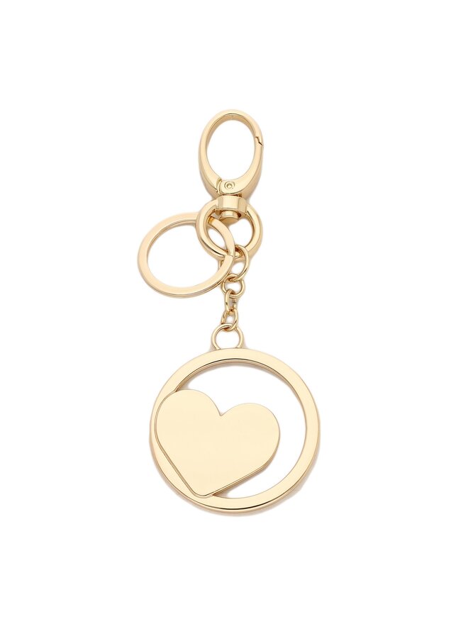 Liu Jo Schlüsselanhänger Liu Jo Key Ring Heart AA3126 A0001 Goldfarben