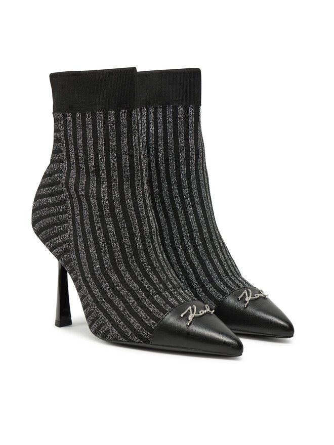 KARL LAGERFELD Polokozačky KARL LAGERFELD KL31343 Černá