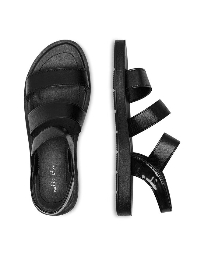 Nelli Blu Sandali Nelli Blu P1119007K Črna