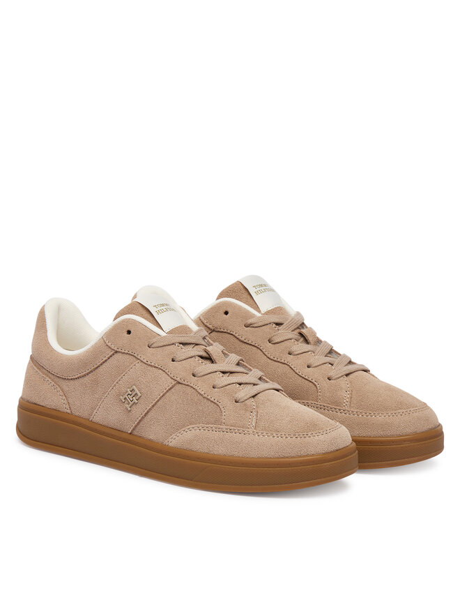 Tommy Hilfiger Superge Tommy Hilfiger Th Heritage Court Sneaker Suede FW0FW09266 Bež