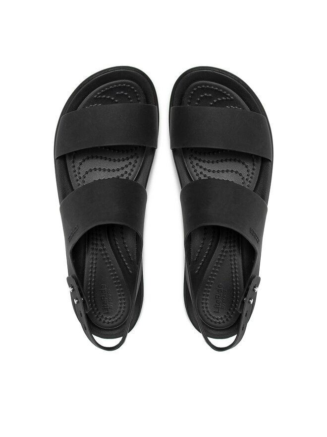 Crocs Σανδάλια Crocs Brooklyn Low Wedge W 206453 Μαύρο