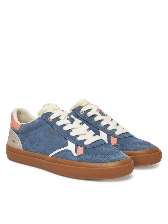 Pepe Jeans Снікерcи Pepe Jeans Travis City W PLS31592 Голубий