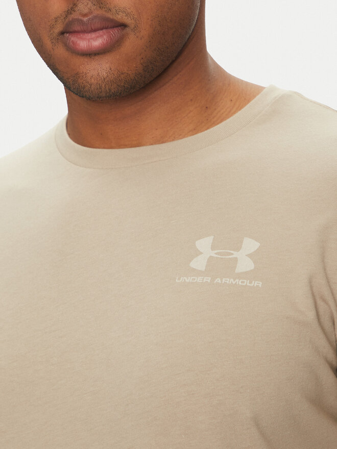 Under Armour Under Armour Camiseta Left Chest Logo SS 1326799 Beis Loose Fit