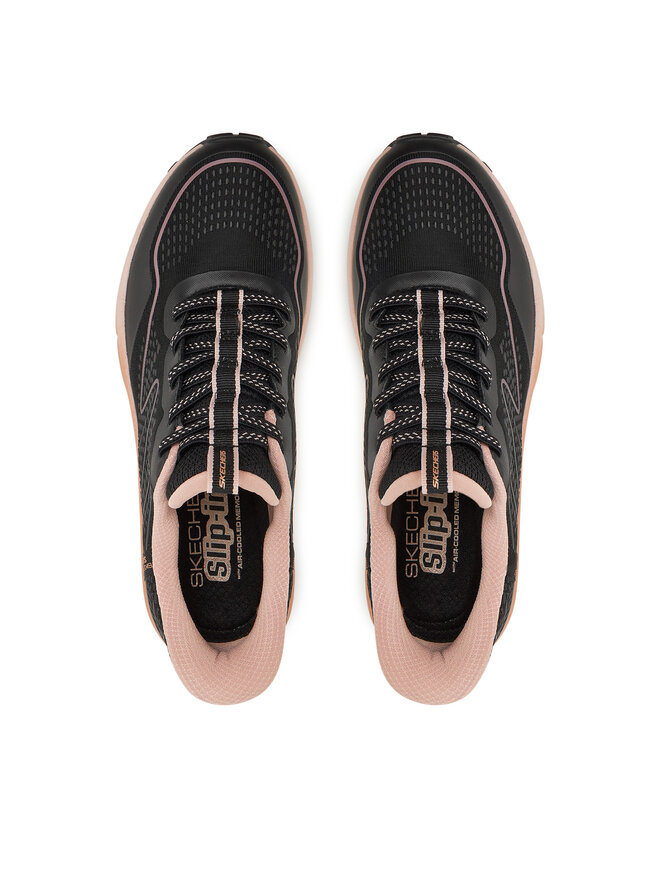 Skechers Сникърси Skechers Switch Back - Mist 180157/BKPK Черен