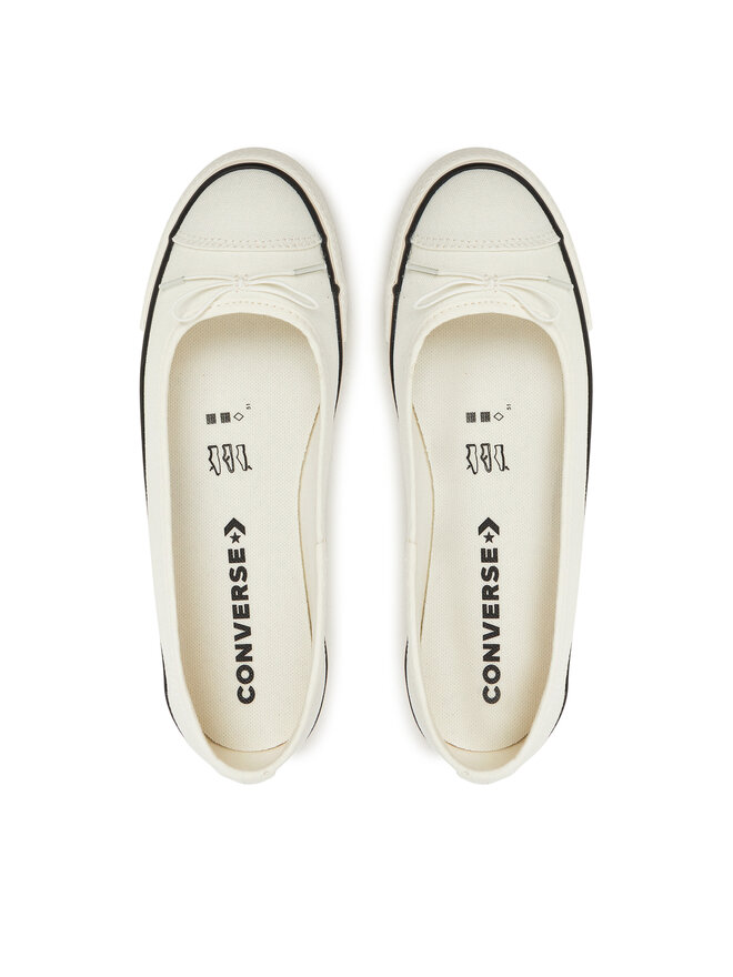 Converse Baleriny Converse Chuck Taylor All Star Dainty Ballerina A16211C Beżowy