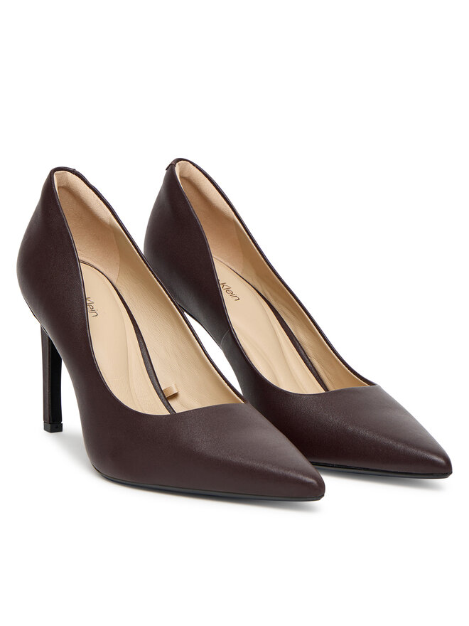 Calvin Klein Pantofi cu toc subțire Calvin Klein Ess Stiletto 90 HW0HW02608 Vișiniu