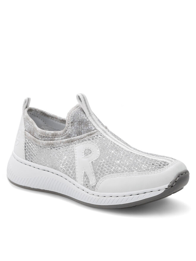 Rieker Sneakers Rieker N5554-81 Silberfarben