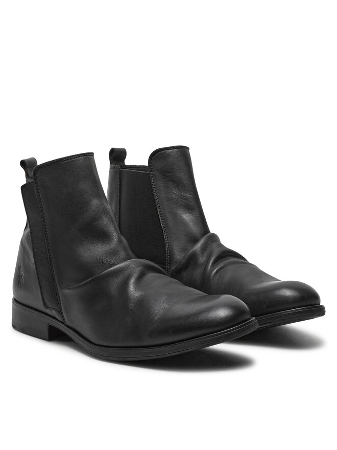 Fly London Bokacsizma Fly London Mowifly P145146000 Fekete