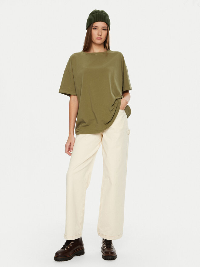 American Vintage American Vintage Футболка Pymaz PYM02AH24 Зелений Oversize