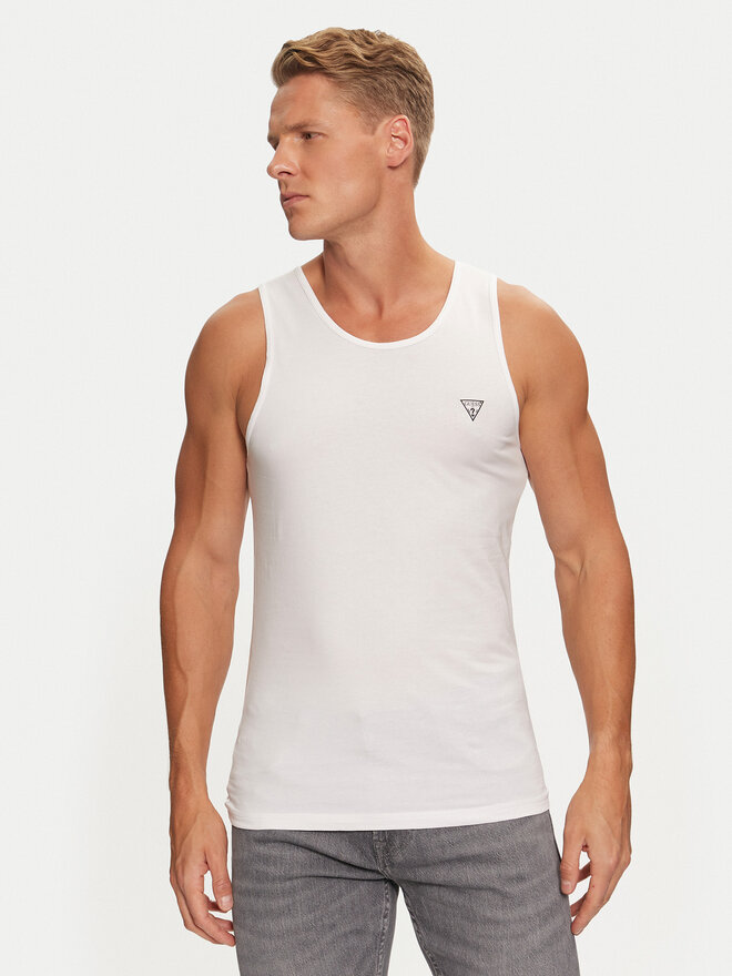 Guess Guess Σετ 2 tank tops U97G15 KCD31 Λευκό Regular Fit