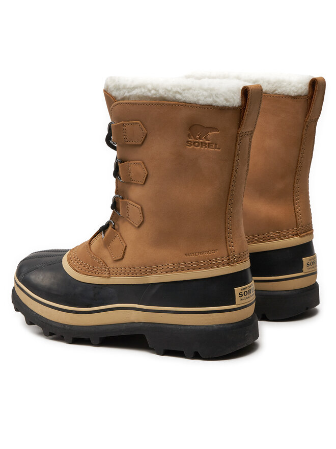 Sorel Μπότες Χιονιού Sorel Caribou NM1000 Καφέ