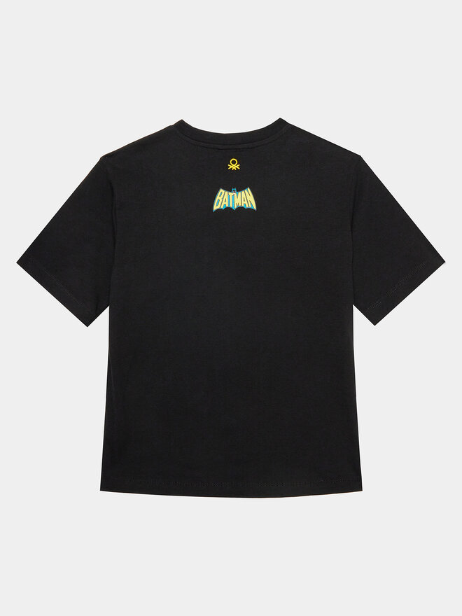 United Colors Of Benetton United Colors Of Benetton T-shirt 3096C10IM Crna Regular Fit