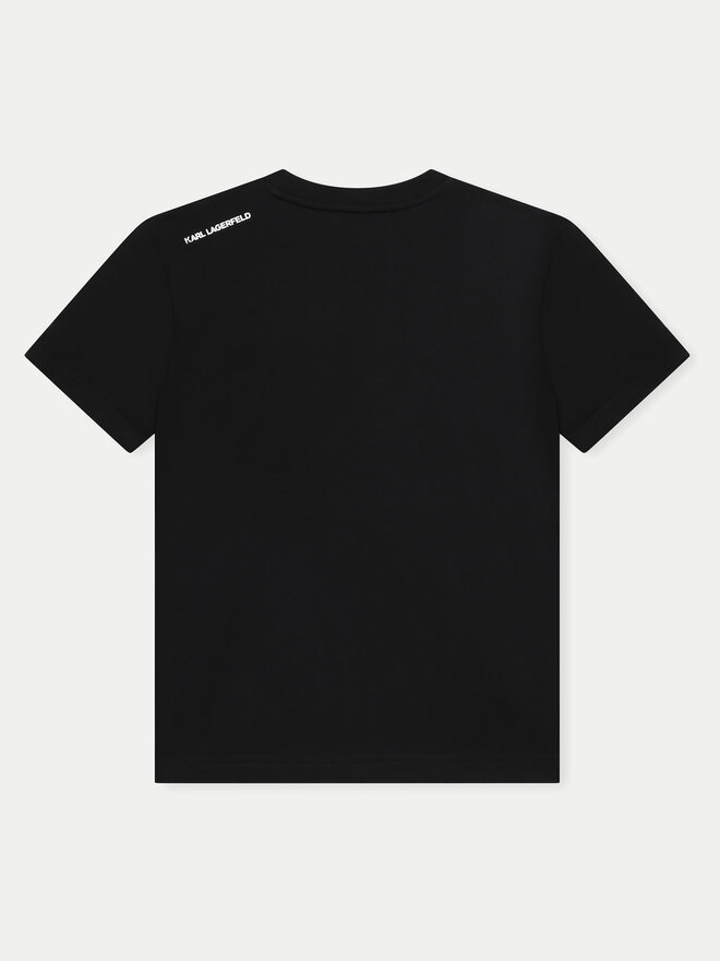 Karl Lagerfeld Kids Karl Lagerfeld Kids T-Shirt Z30235 S Μαύρο Regular Fit