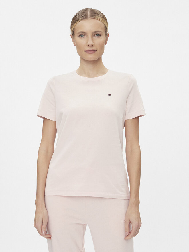 Tommy Hilfiger Tommy Hilfiger Camiseta Modern WW0WW39848 Rosa Regular Fit