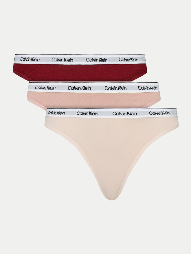 Calvin Klein Underwear Calvin Klein Underwear Набір з 3 пар стрінгів 000QD5209E Кольоровий