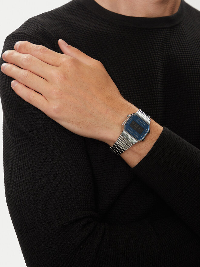 Casio Pulkstenis Casio A168WEM-2BEF Sudraba