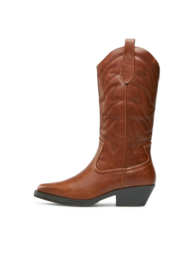 ONLY Shoes Kowbojki ONLY Shoes Onlbronco 15304379 Brązowy